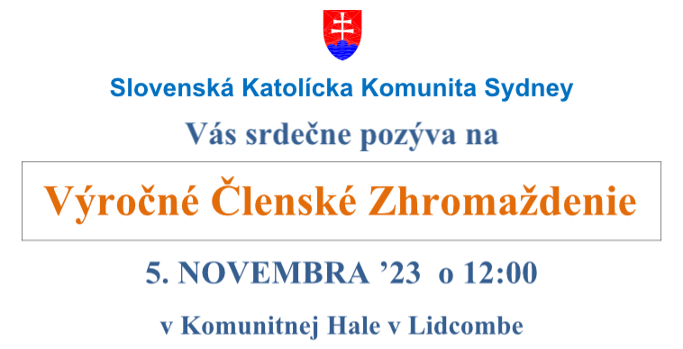 Vyrocna clenska schodza 231